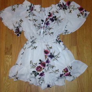 adorable floral romper